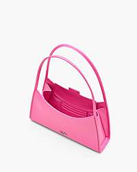 Marc Jacobs The Glam Claw Clip Shoulder Bag Bow Pink