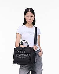 Marc Jacobs The Cargo Canvas Medium Tote Bag Black