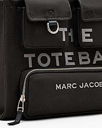 Marc Jacobs The Cargo Canvas Medium Tote Bag Black