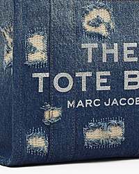 Marc Jacobs The Rip And Repair Denim Small Tote Bag Punk Indigo