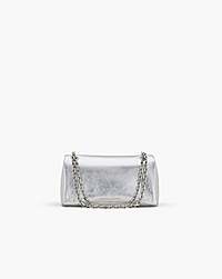 Marc Jacobs The Metallic Dual Chain Mini Bag Silver