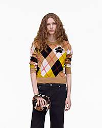 Marc Jacobs The Cow Haircalf Party Bag Mocha Multi