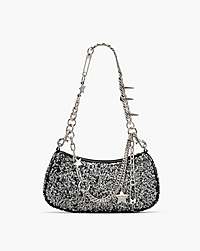 Marc Jacobs The Sequin Charm Shoulder Bag Silver