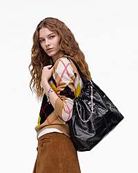 Marc Jacobs The Croc Cristina Tote Black