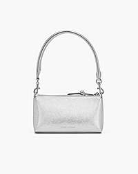 Marc Jacobs The Metallic Snapshot Convertible Shoulder Bag Silver