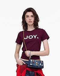 Marc Jacobs The Trinket Charm Denim Dual Chain Mini Bag Medium Wash Multi