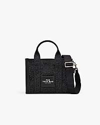 Marc Jacobs The Crystal Canvas Small Tote Bag Black Crystal