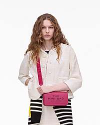 Marc Jacobs The Leather Mini Bag Raspberry Pink