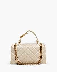 Marc Jacobs The Quilted Dual Convertible Shoulder Bag Cloud White