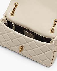 Marc Jacobs The Quilted Dual Convertible Shoulder Bag Cloud White