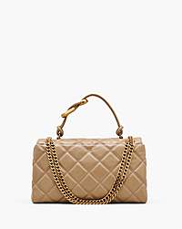 Marc Jacobs The Quilted Dual Convertible Shoulder Bag Camel