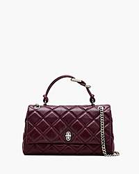 Marc Jacobs The Quilted Dual Convertible Shoulder Bag Dark Plum