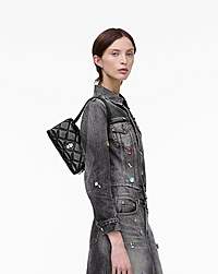 Marc Jacobs The Quilted Mini Dual Shoulder Bag Black