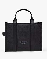 Marc Jacobs The Leather Medium Tote Bag Black