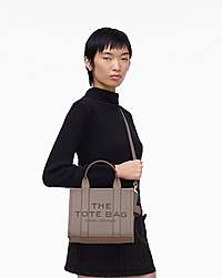 Marc Jacobs The Leather Small Tote Bag Cement
