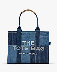 Marc Jacobs The Denim Large Tote Bag Blue Denim