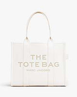 Marc Jacobs The Leather Large Tote Bag Cotton/silver