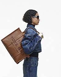 Marc Jacobs The Leather Large Tote Bag Argan Oil