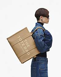 Marc Jacobs The Leather Large Tote Bag Camel