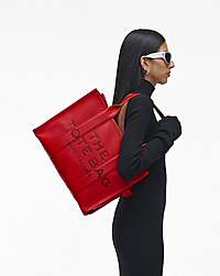 Marc Jacobs The Leather Large Tote Bag True Red