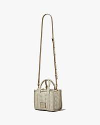 Marc Jacobs The Monogram Leather Crossbody Tote Bag Khaki