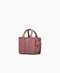 Marc Jacobs The Monogram Leather Crossbody Tote Bag Taupe/pink