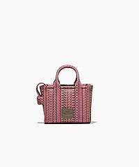 Marc Jacobs The Monogram Leather Crossbody Tote Bag Taupe/pink