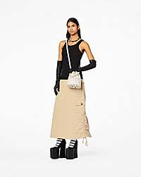 Marc Jacobs The Leather Bucket Bag Cotton/silver