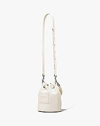 Marc Jacobs The Leather Bucket Bag Cotton/silver