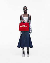 Marc Jacobs The Canvas Medium Tote Bag True Red