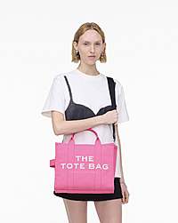 Marc Jacobs The Canvas Medium Tote Bag Bow Pink