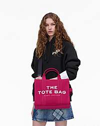 Marc Jacobs The Canvas Medium Tote Bag Raspberry Pink