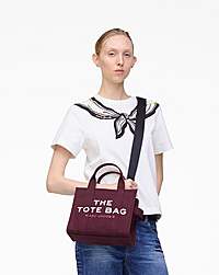 Marc Jacobs The Canvas Small Tote Bag Dark Plum