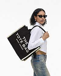 Marc Jacobs The Jacquard Large Tote Bag Black