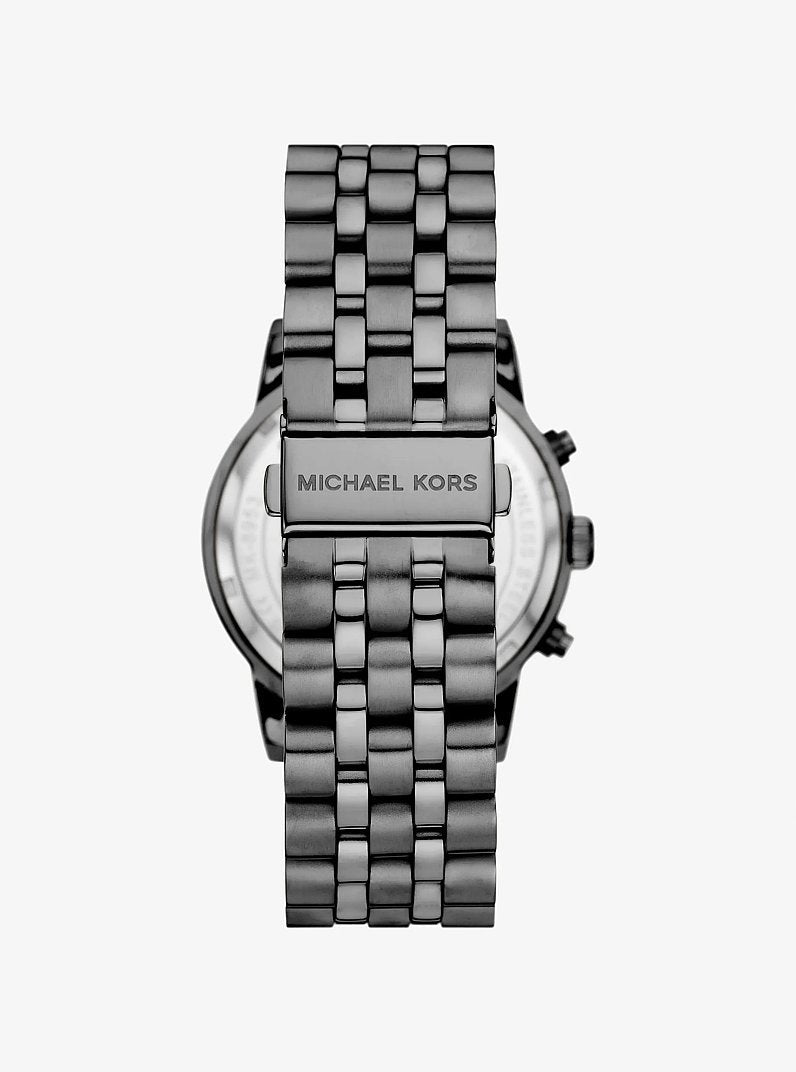 Michael Kors Oversized Hutton Gunmetal Watch Gunmetal