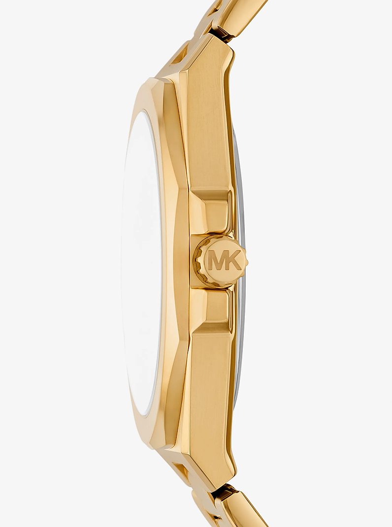 Michael Kors Oversized Callum Gold-Tone Watch Gold