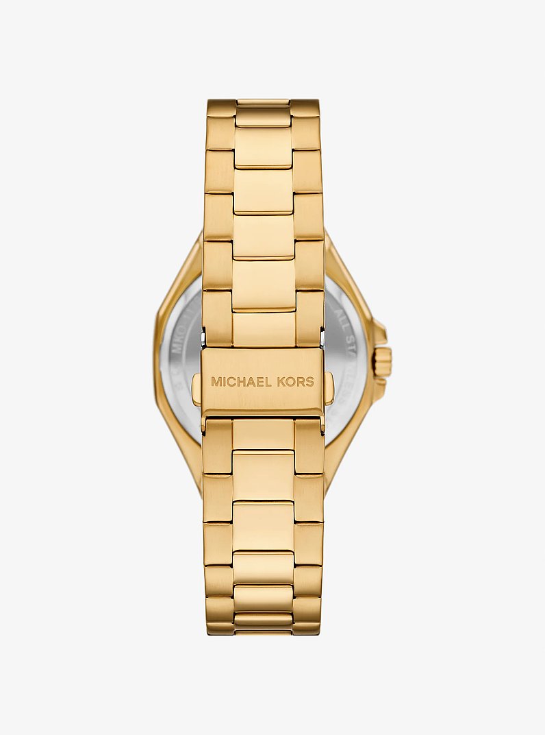 Michael Kors Oversized Callum Gold-Tone Watch Gold