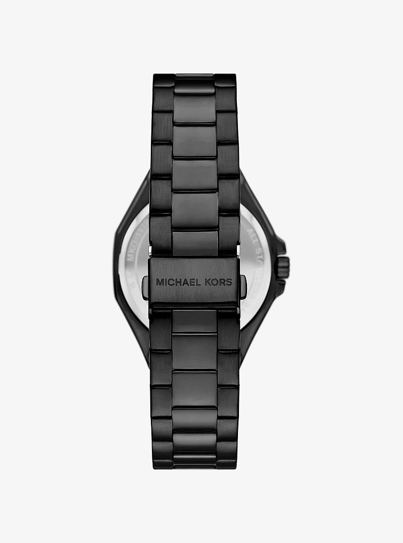 Michael Kors Oversized Callum Black-Tone Watch Black