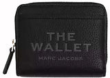 Marc Jacobs The Leather Mini Compact Wallet Black