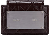 Matin Kim Quilting Accordion Wallet Black