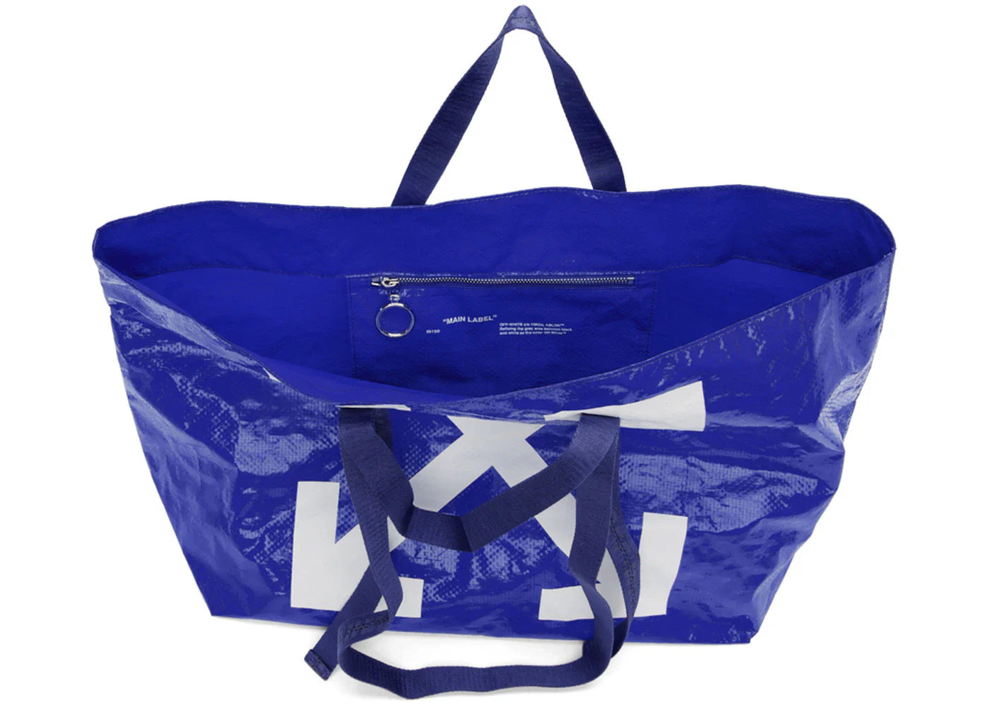 Off-White Arrows Tote Bag Blue White