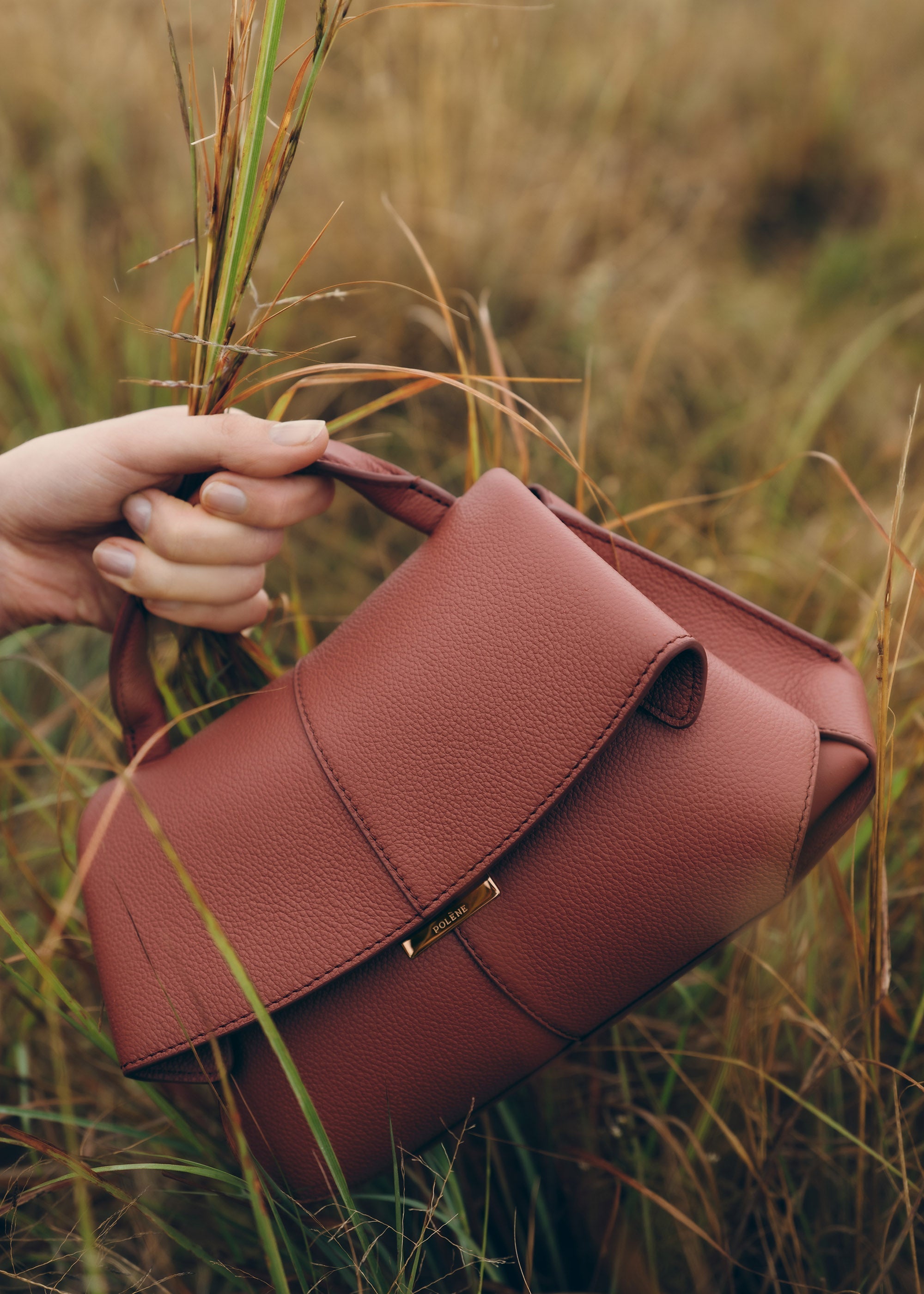Polene Mokki Mini Textured Terracotta