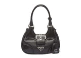 Prada Moon Padded Nappa-Leather Bag Black