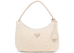 prada re-edition 2000 mini bag ecru