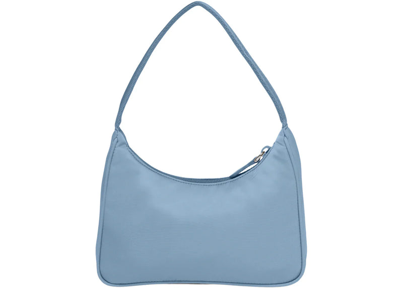 prada re-edition 2000 re-nylon mini bag celeste