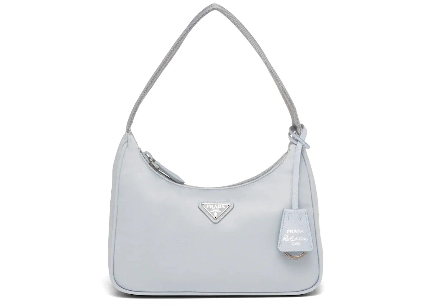 prada re-edition 2000 re-nylon mini bag cornflower blue