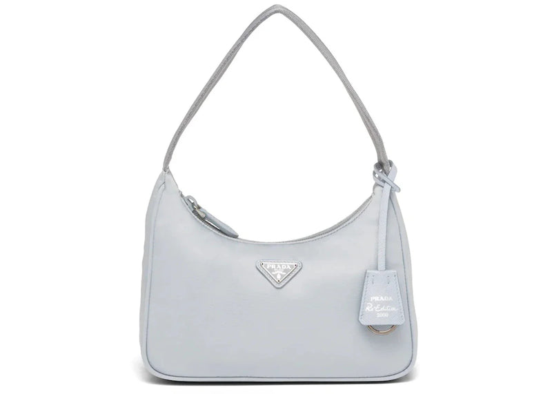 prada re-edition 2000 re-nylon mini bag cornflower blue