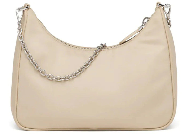 prada re-edition 2005 re-nylon bag desert beige