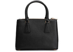 prada saffiano galleria bag small black