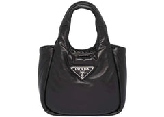 prada small padded soft nappa-leather bag black